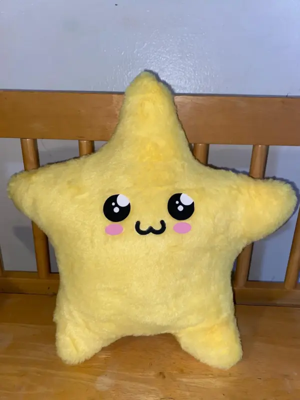 Kawaii Face Star Pillows - Image 3